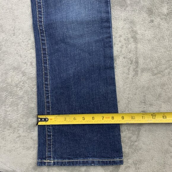 Ariat Jeans Women 28S FR Mid Rise Boot Cut Work Chore Horse Farm Cowgirl Western - Picture 6 of 14